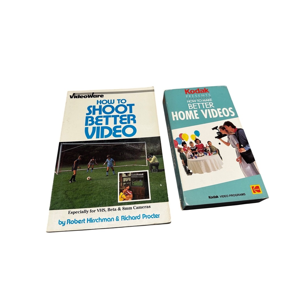 Vintage VHS Kodak How to Make Better Home‎ Videos & Videoware Shoot Better Video